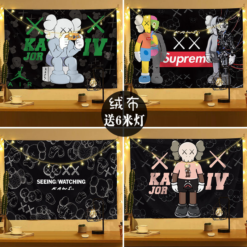 Tranh Vải Treo Tường Trang Trí Hình Sesame Streetkaws