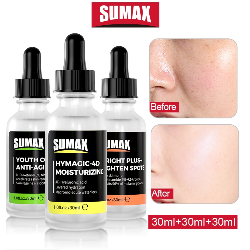 Serum SUMAX Nicotinamide làm trắng Visionosol chống hydrat hóa axit hyaluronic natri hydrat hóa 90ml