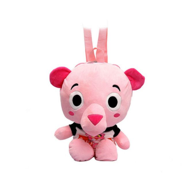 Balo gấu bông báo hồng Pink Panther đáng yêu