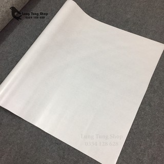 [ Mẫu mới - Loại nhám ] Thảm nhựa simili trải sàn màu trắng nhám