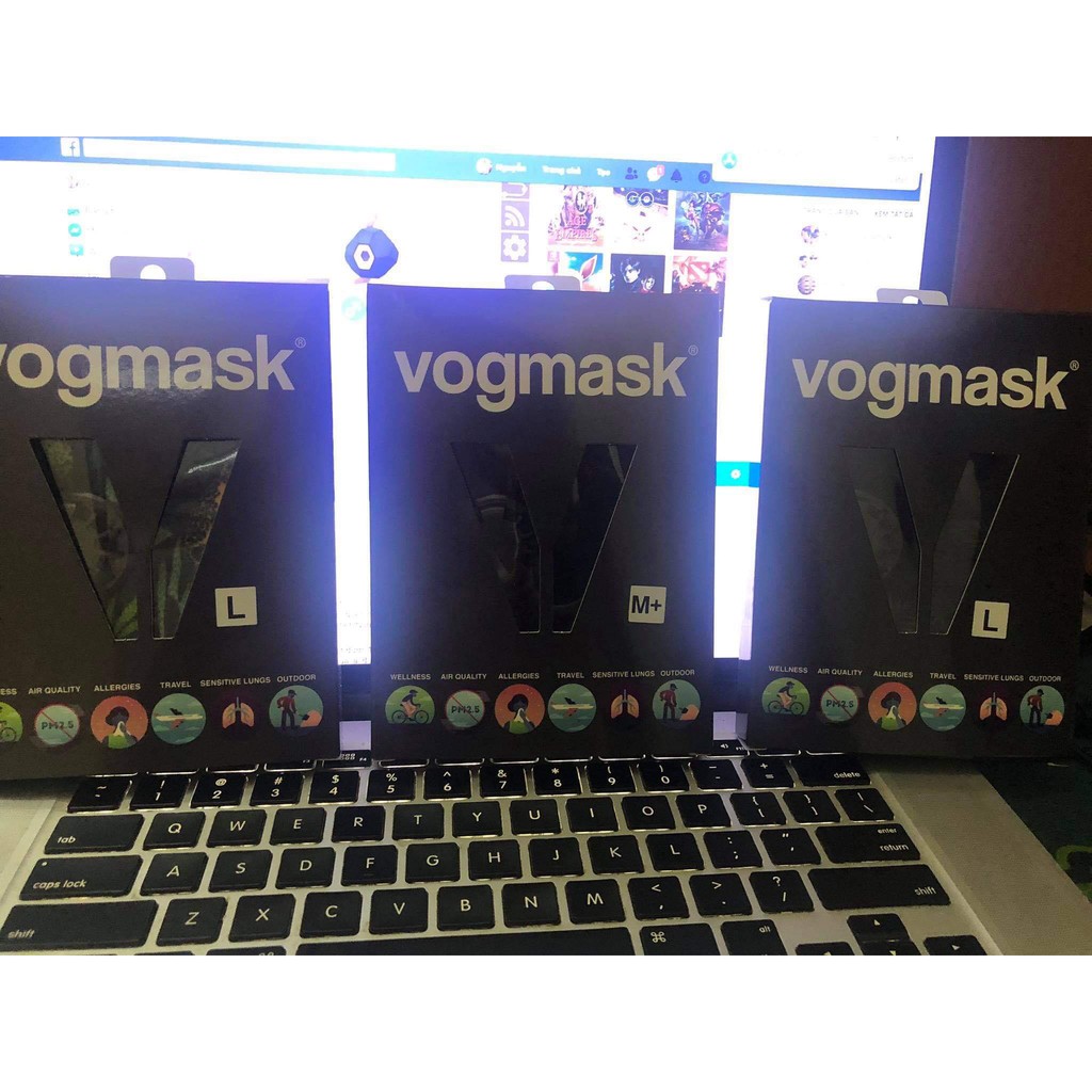 [Giá gốc 830k - Sale 60%] Khẩu trang Vogmask chuẩn 100% hàng order Mỹ                Đã bán 51