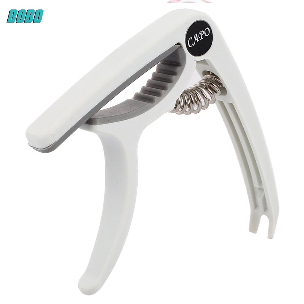 [Bobo] Durable Guitar Capo Pocket Household Clamp Key Capo Tuning Clamp Plastic Steel