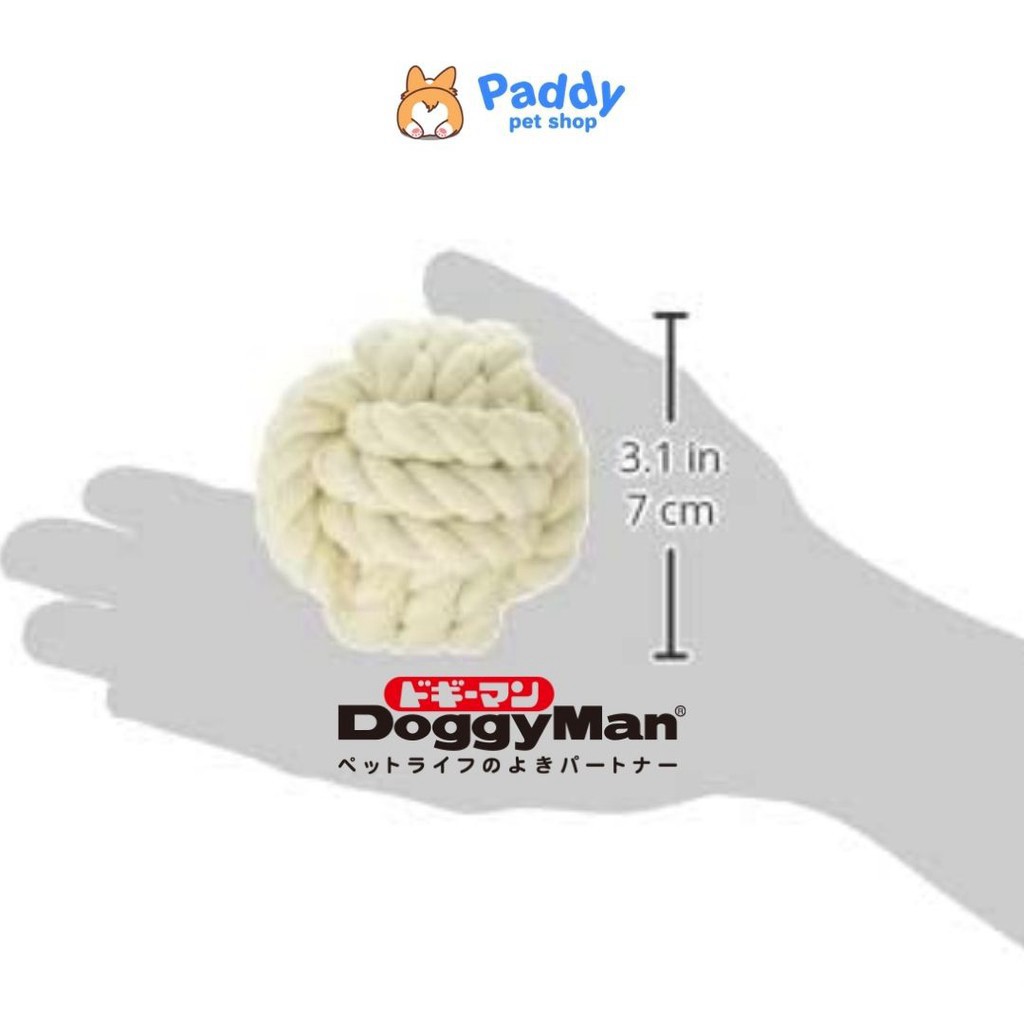 gg1 Banh cotton nhai gặm sạch răng cho chó DoggyMan