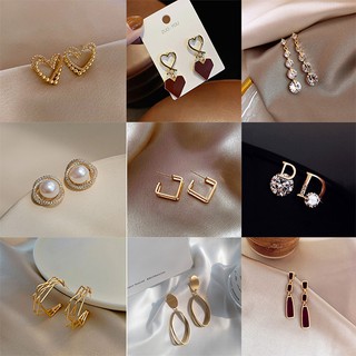 Khuyên Tai Bạc 925 Dáng Dài Đơn Giản Thời Trang Cho Nữ 50 Kiểu Khác Nhau
