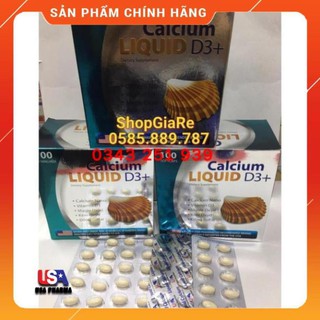 Liquid Calcium D3 Bổ sung canxi Chống Còi Xương, Loãng Xương, Kém phát triển,ngăn ngừa thoái hóa | USA Pharma