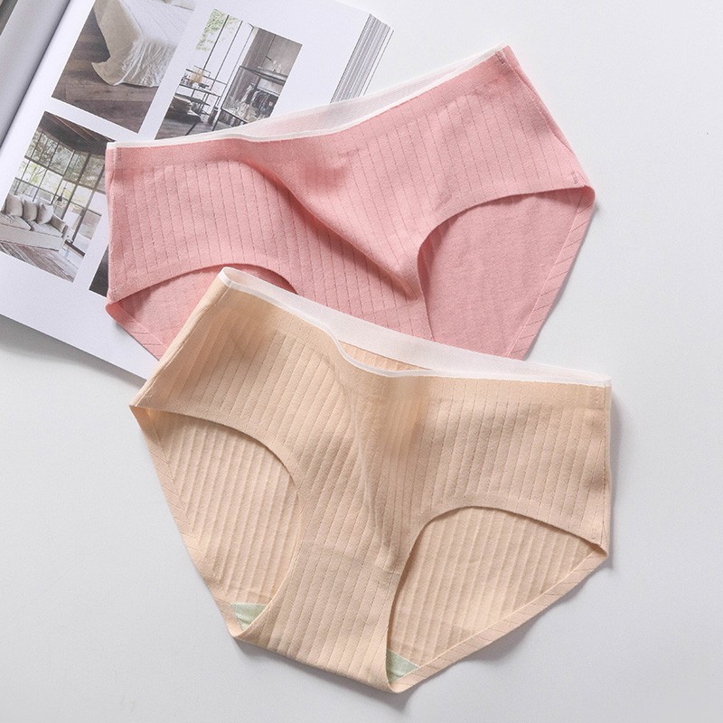 Quần lót cotton không đường may không viền thấm hút mồ hôi cho nữ | BigBuy360 - bigbuy360.vn