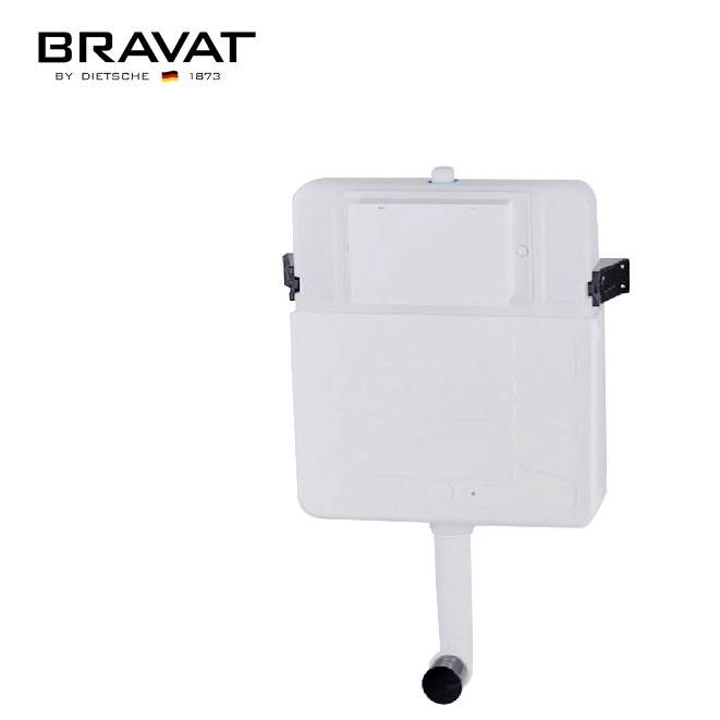 Két nước bồn cầu âm tường Bravat CD010N-ENG