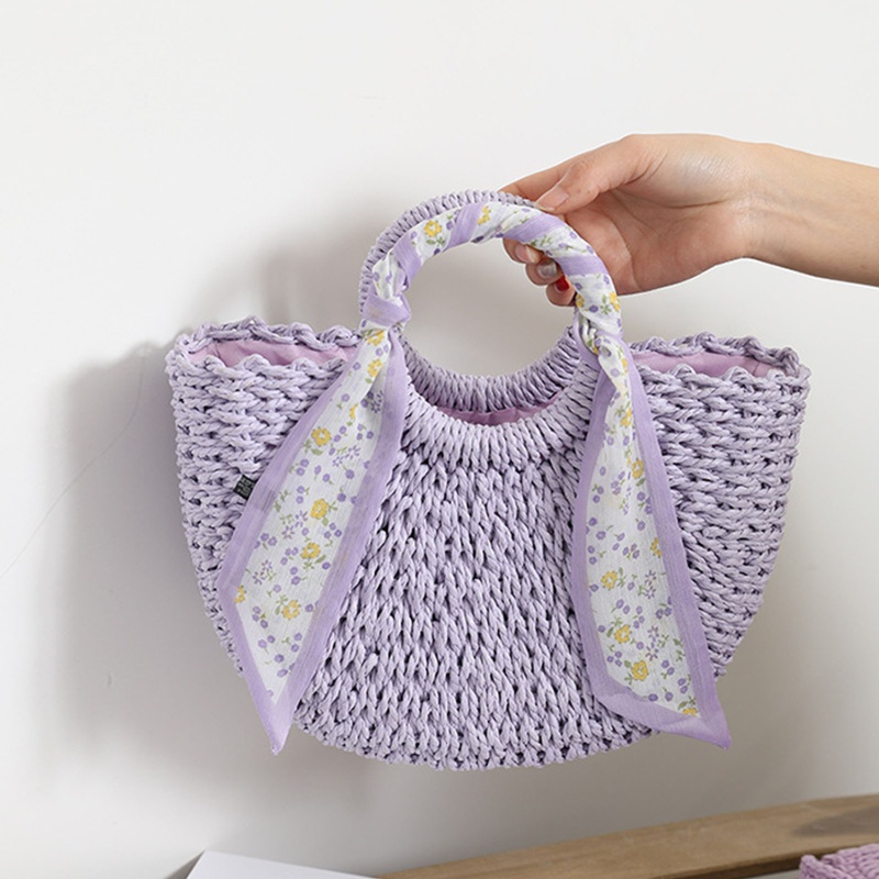 Túi Xách Đan Lát Thời Trang Hè Cho Nữ