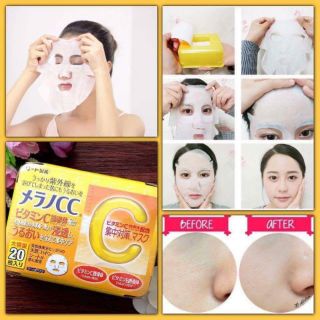 Mặt nạ cc melano dưỡng trắng, giúp làm mờ thâm nám