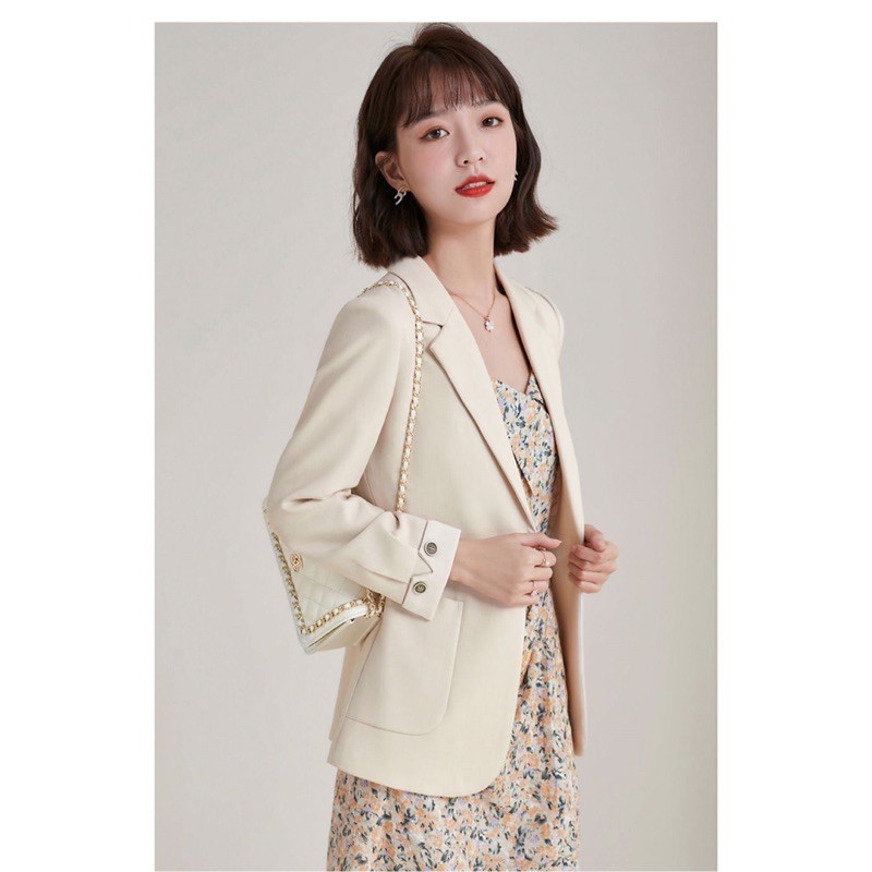 ÁO VEST BLAZER NỮ HAI LỚP PHONG CÁCH HÀN QUỐC MẪU MỚI NHẤT MÃ HQ01