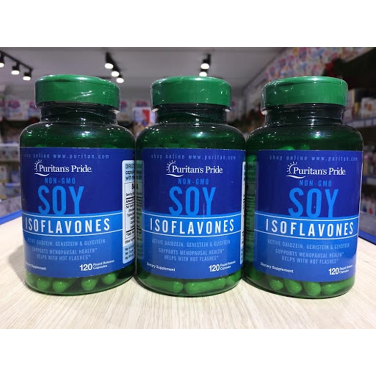 Tinh Chất Mầm Đậu Nành Soy Isoflavones Puritan's Pride -120 viên