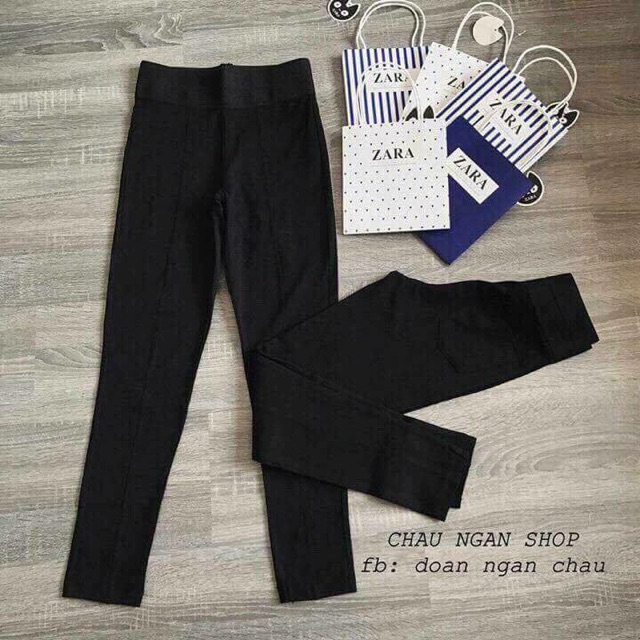 Quần legging Zara cạp nâng mông