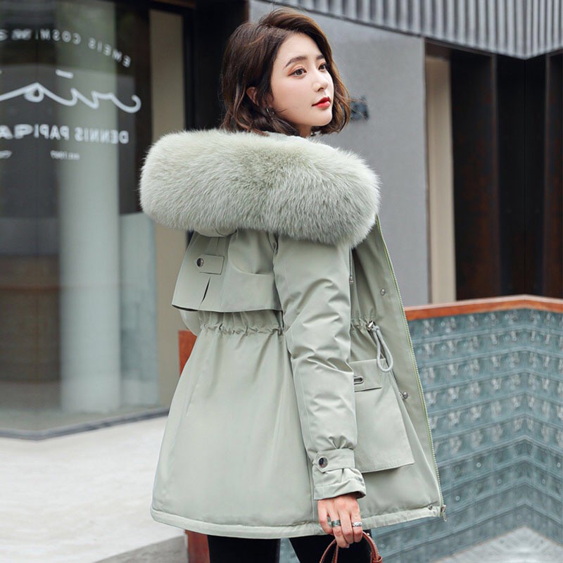 Áo khoác phao nữ lót lông AK347 (Kèm ảnh thật) | BigBuy360 - bigbuy360.vn