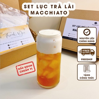 Set Lục Trà Lài Macchiato - Kem Cheese - Nấu được 15ly Chuẩn Vị - Bếp Nhà Velo