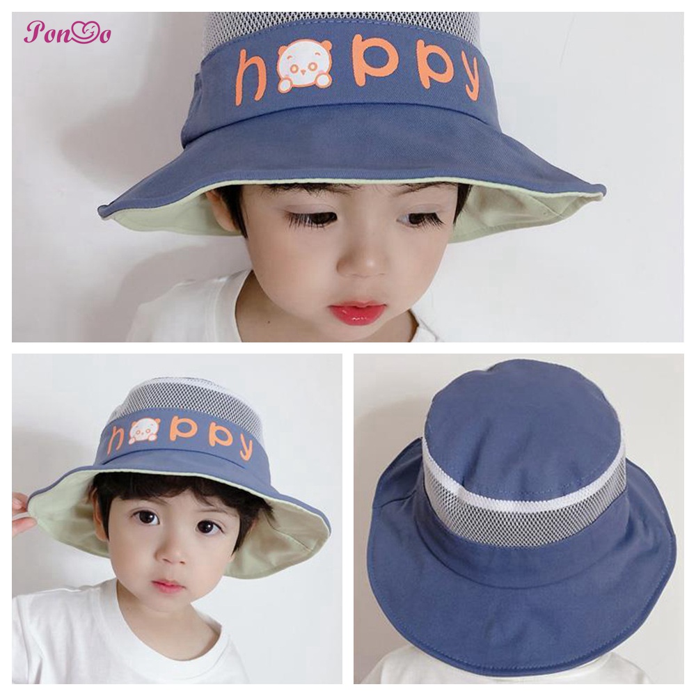 Mũ vành rộng chống nắng thời trang cho bé 2-5 tuổi
