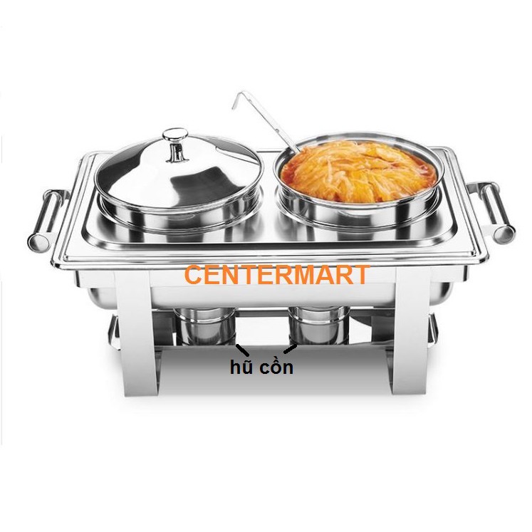 Hũ đựng cồn khô dùng cho nồi hâm buffet buffe búp phê