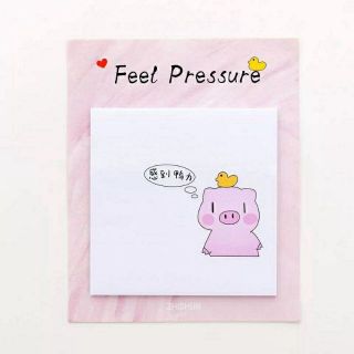 Giấy note mẫu heo hồng