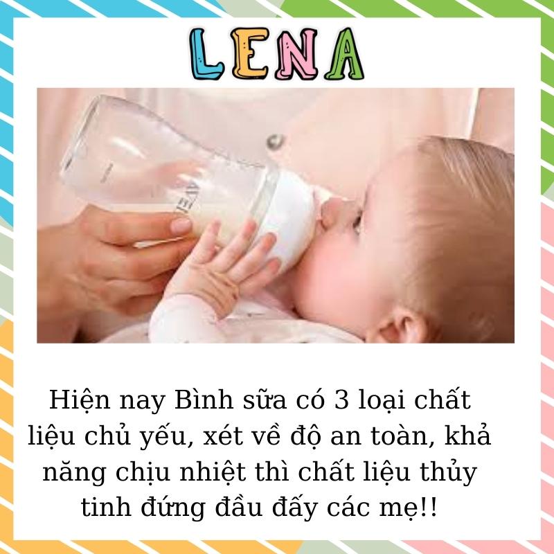 Bình sữa thủy tinh nguyên khối Avent Natural dung tích 120ml/240ml hàng nội địa Mỹ