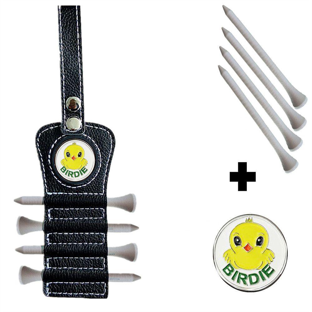 Giá Đỡ Bóng Golf Husband Golf Bằng Gỗ Kèm 4 Túi Nhỏ Đeo Hông Tiện Dụng