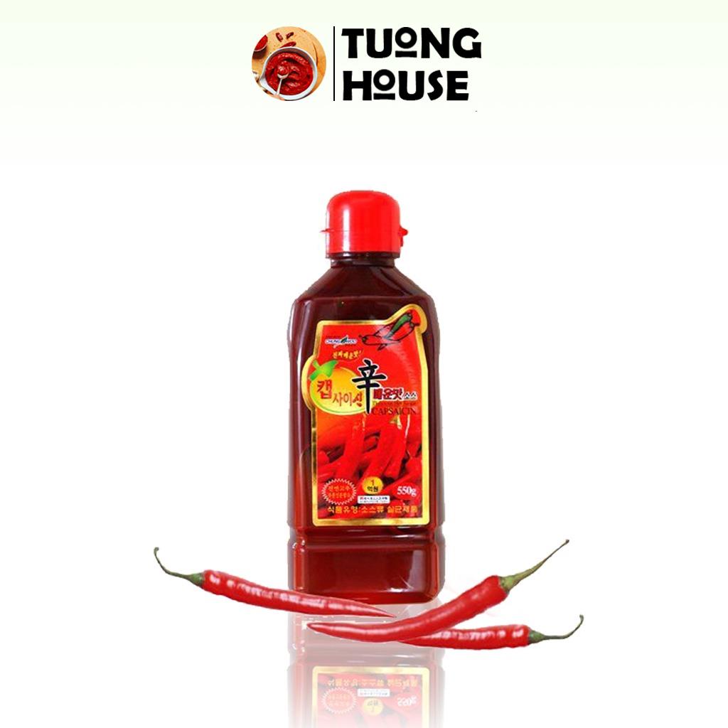 Tinh Dầu Ớt Hàn Quốc Siêu Cay Chai 550G