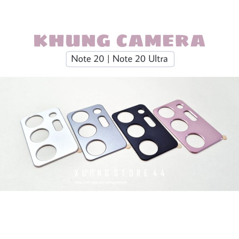 [N20|N20U] Dán khung camera Note 20 Ultra, Note 20 kim loại bảo vệ nền camera, chụp không loa ảnh