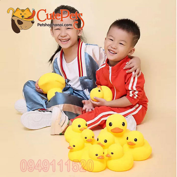 Đồ chơi vịt cao su chút chít 10.5x9cm - Cutepets