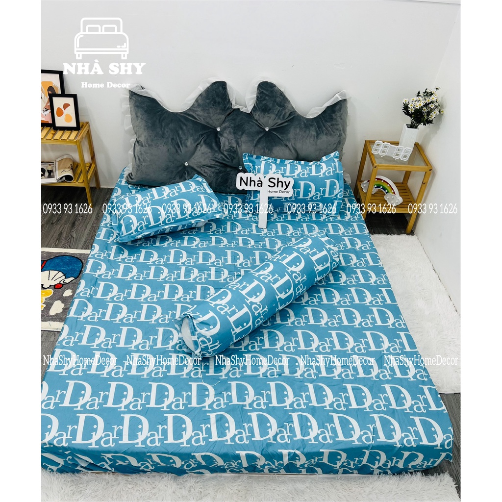 Bộ Ga Giuờng Cotton Poly 3 Món Chất Cotton Poly Hàng Việt Nam Sản Xuất - Set Ga + 2 Vỏ Gối Nằm | WebRaoVat - webraovat.net.vn