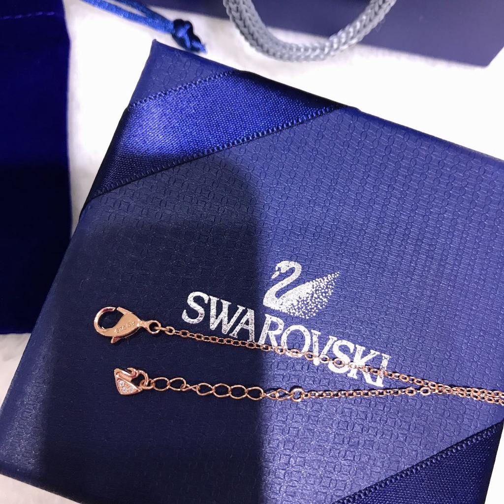 Dây Chuyền Bạc 925 Mặt Hình Trái Tim Đơn Giản Hợp Thời Trang Swarovski
