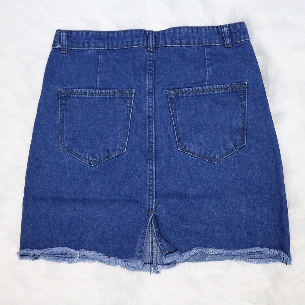 [ẢNH THẬT + VIDEO] Chân Váy Bò Chữ A Tua Rua OHS4044-45