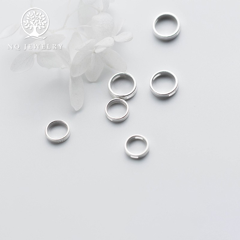 Charm phụ kiện tròn luồng hạt - NQ Jewelry