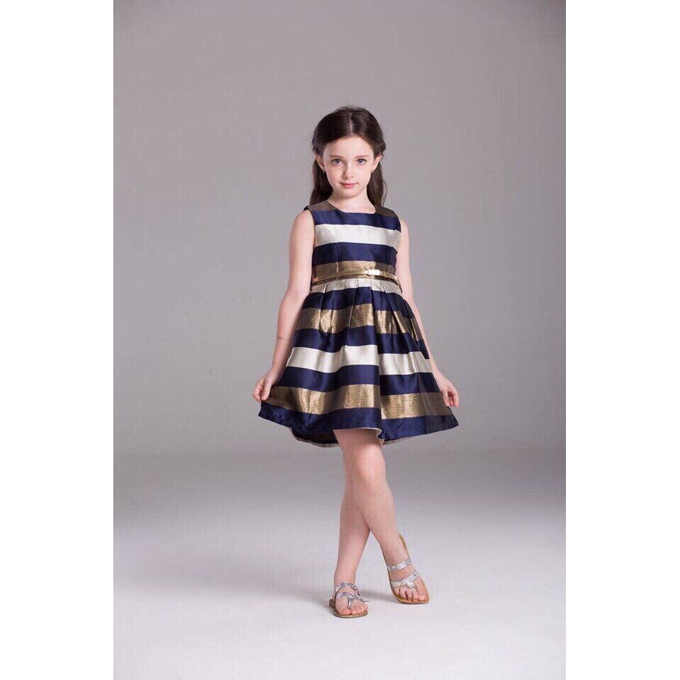 (xả) (thanh lý) Váy bé gái kèm belt (Sz: 2 - 6)