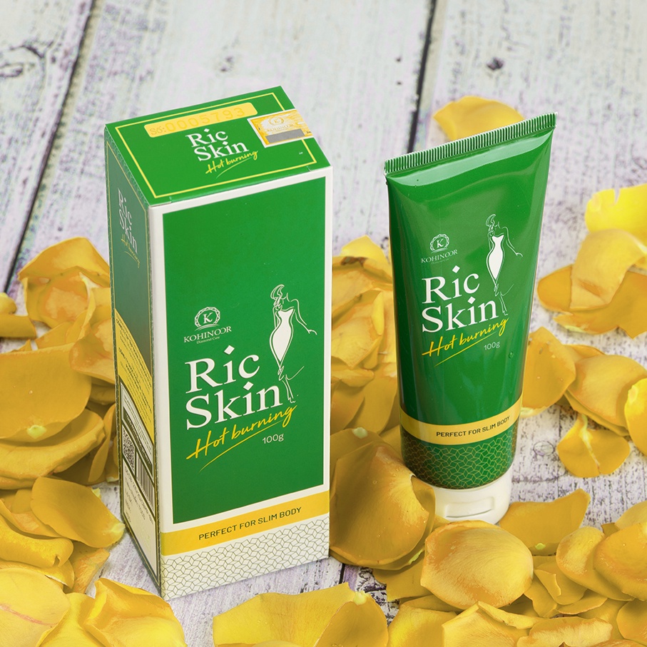 Kem tan mỡ RIC SKIN HOT BURNING Kohinoor 100g