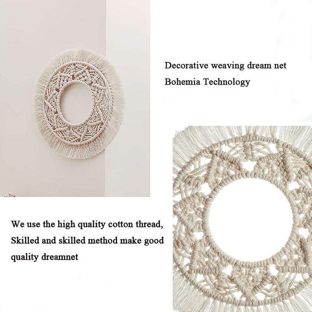 Thảm Dệt Thủ Công Hình Tròn Tráng Gương Phong Cách Boho Trang Trí Phòng Khách / Phòng Bé