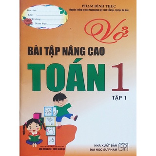 Sách Vở Bài Tập Toán Nâng Cao Toán 1 -Tập 1 (Theo Chương Trình Tiểu Học Mới Định Hướng Phát Triển Năng Lực)