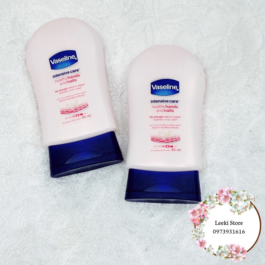 Sữa dưỡng da tay và móng tay Vaseline Healthy Hands and Nails 85ml