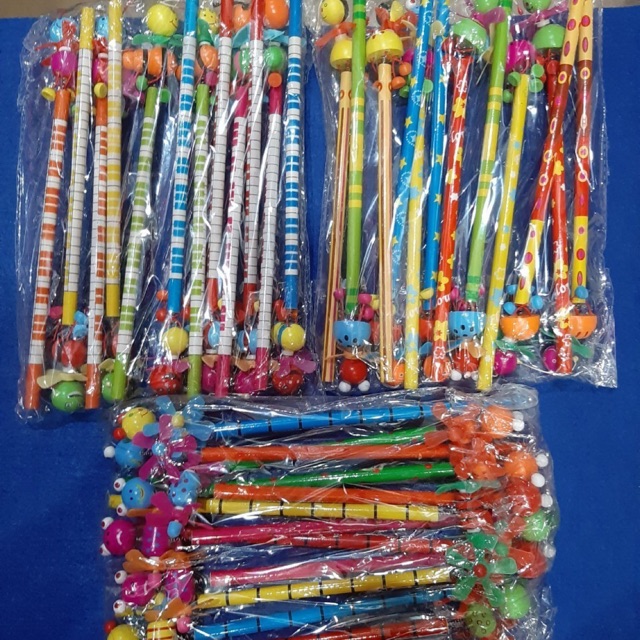 Set 12 Bút chì đầu lò xo các con vật