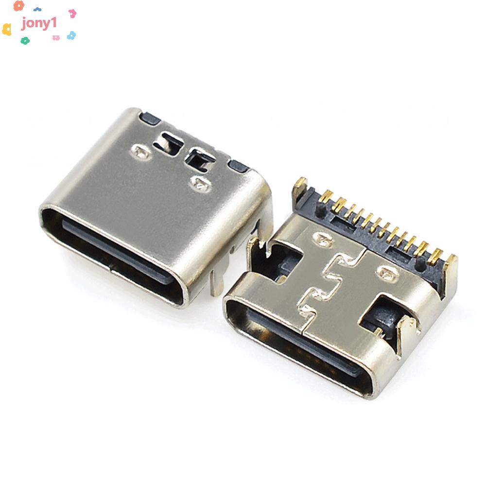 Set 10 cáp chuyển đổi PCB USB 3.1 Type-C 16 Pin vỏ đồng
