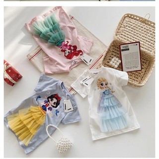 Váy công chúa Disney 3D cho bé gái