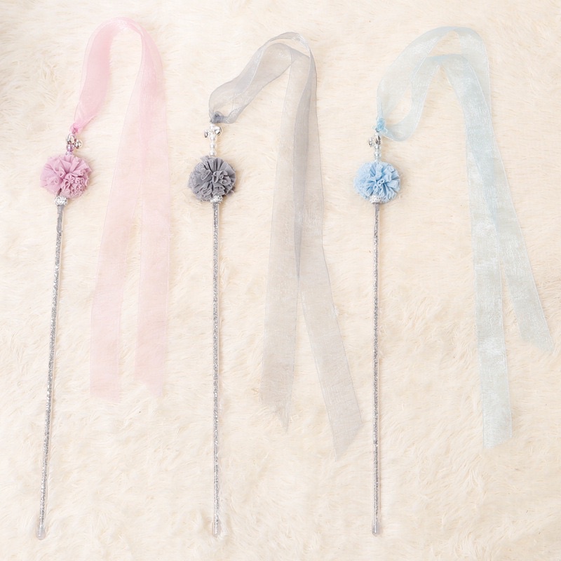 [Mã 155FMCGSALE giảm 7% - tối đa 100K đơn 500K] Cần câu vải lụa cho lục lạc chuông đồ chơi cho mèo