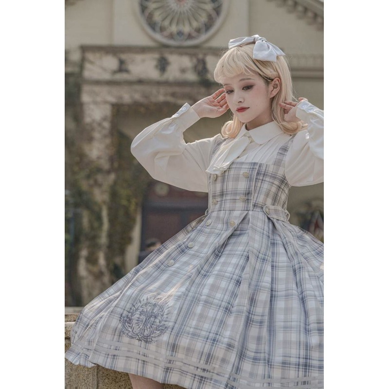 YAS0119-Set váy áo choàng Lolita thám tử hoàng gia