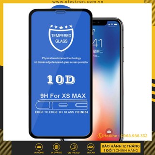 Kính cường lực iphone 10d full màn cho 6/6s/7/8/plus/x