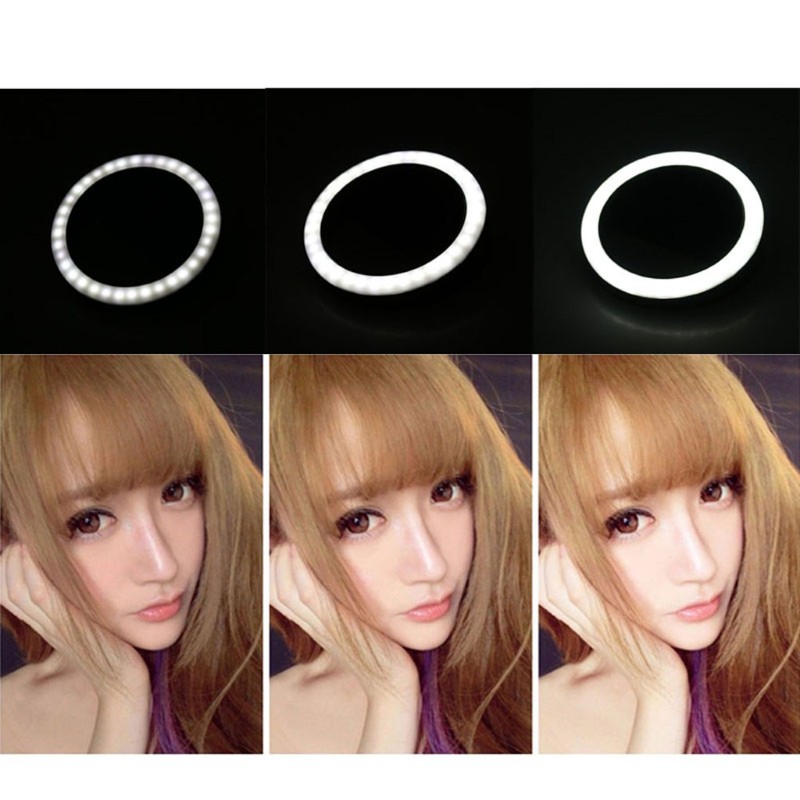 Vòng Đèn Led Hỗ Trợ Chụp Ảnh Selfie Cho Điện Thoại Android Iphone