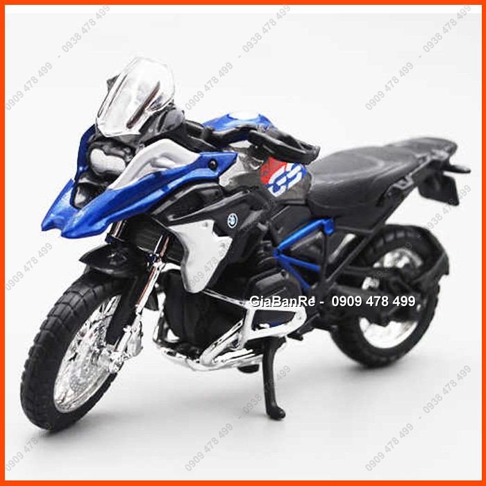 Xe Mô Hình Moto Bmw R1200 GS Tỉ Lệ 1:18 - Maisto - Xanh - 8755