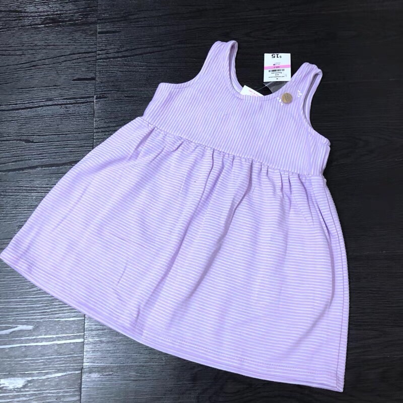 Đầm bé gái MG mini 0-6 tuổi  Đầm thun vân mềm xuất dư 02.22