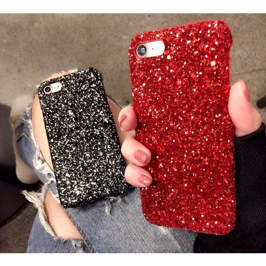 ốp iPhone phủ kim tuyến ốp cứng sang chảnh