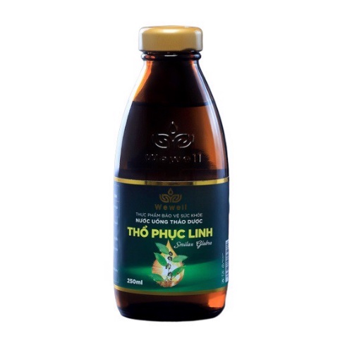 Nước uống thảo dược Thổ phục linh [Chai thủy tinh 250ml]