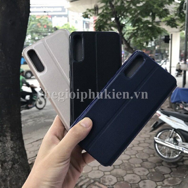 Bao da cho Samsung Galaxy A50, A50S, A30S, A30 A20, A10 hãng FIBCOLOR PIPILU X-Level HongKong lưng Silicone