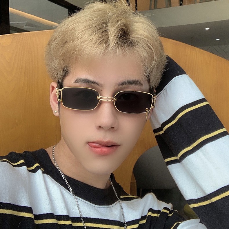 Kính mát gọng kim loại thời trang cho nam