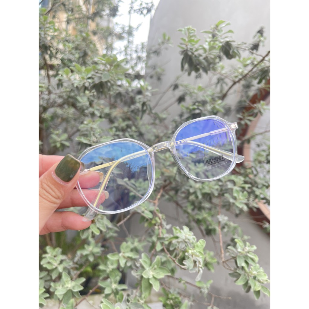 Kính Cận Nữ Shopvita Gọng Kính Tròn Trong Suốt Chống Tia Ánh Sáng Xanh Bảo Vệ Mắt Thời Trang Hàn Quốc -VT12 | BigBuy360 - bigbuy360.vn