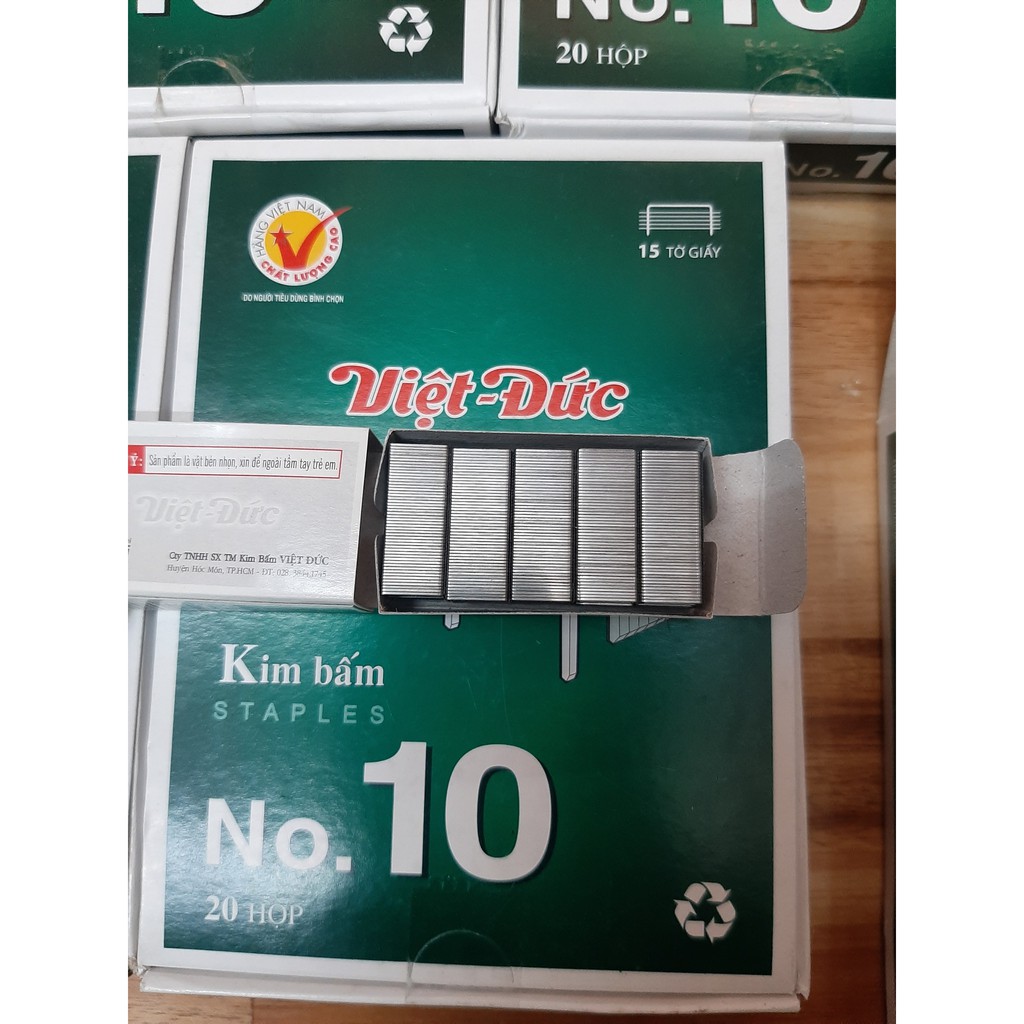 Combo 20 Hộp Kim Bấm No.10 Việt Đức